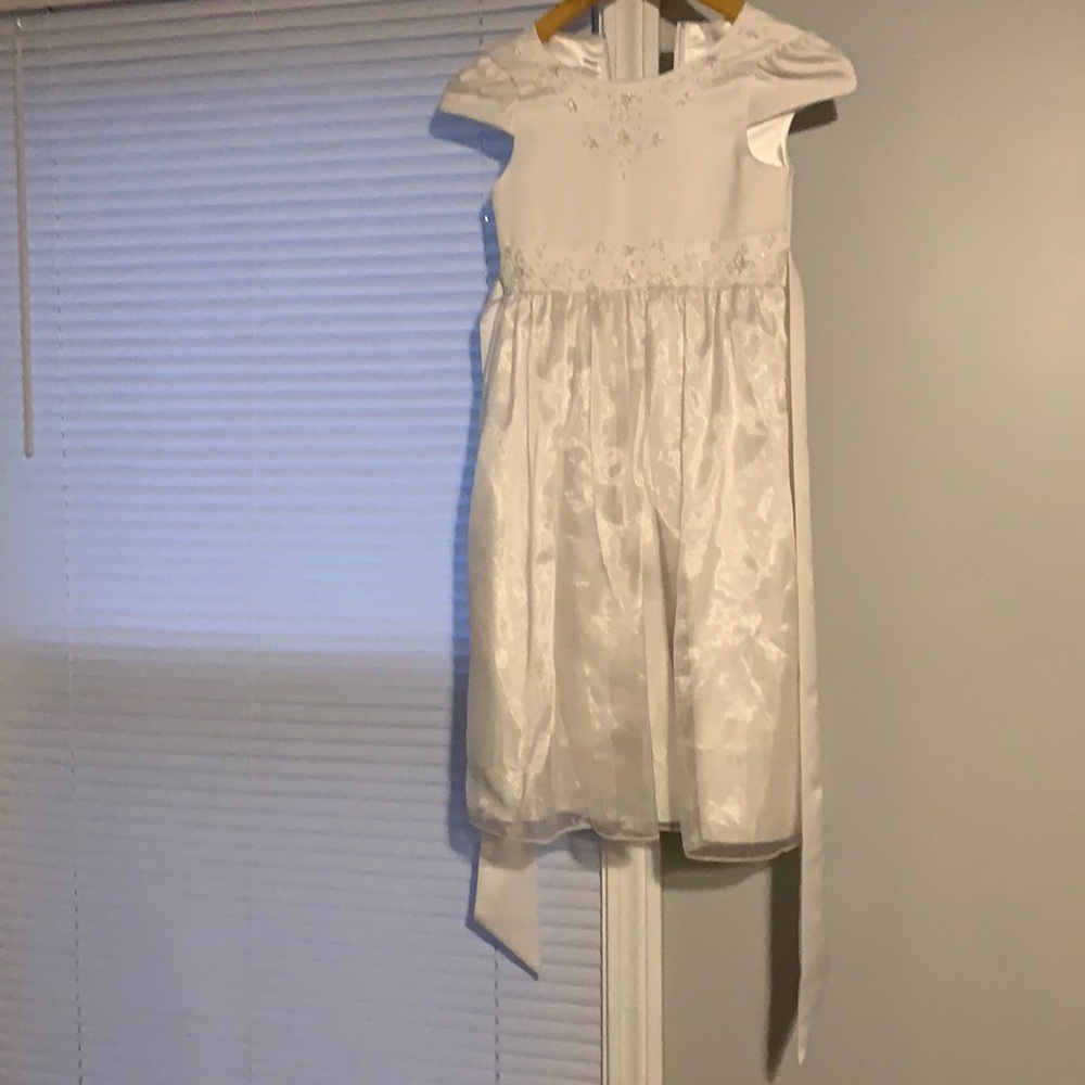 Fancy Girls First Communion Dress like new !